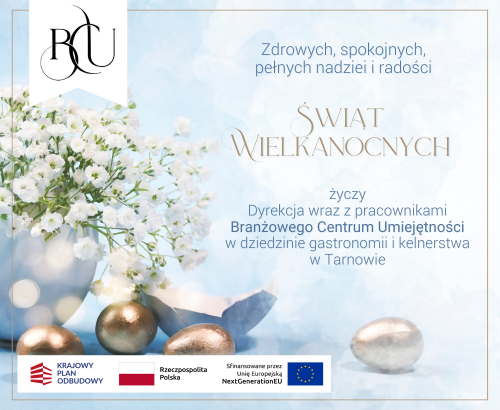 Życzenia wielkanocne od zespołu Branżowego Centrum Umiejętności